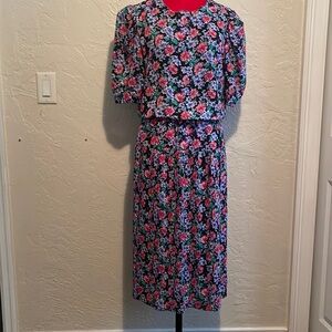 JB Too Floral Vintage Dress